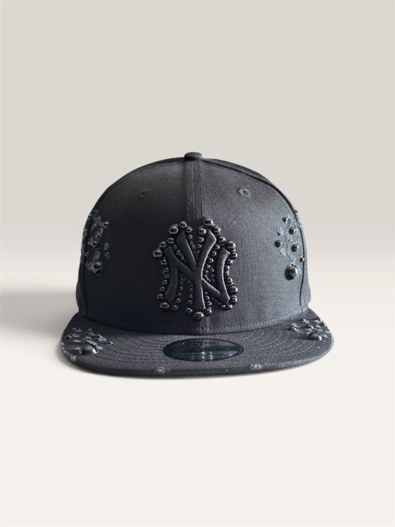 Custom New Era Cap (Black on Black Pearl Cap)