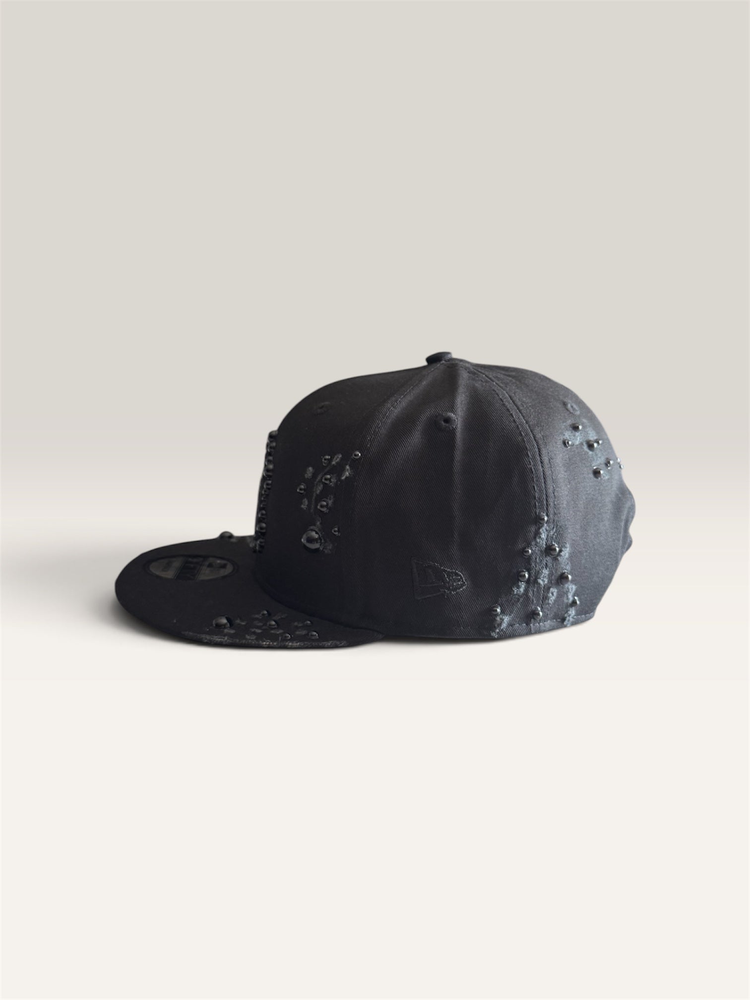 Custom New Era Cap (Black on Black Pearl Cap)