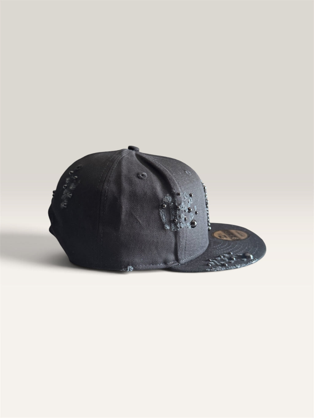 Custom New Era Cap (Black on Black Pearl Cap)