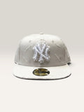 (Pre-Order) Custom New Era Cap (Beige Distressed Cap)