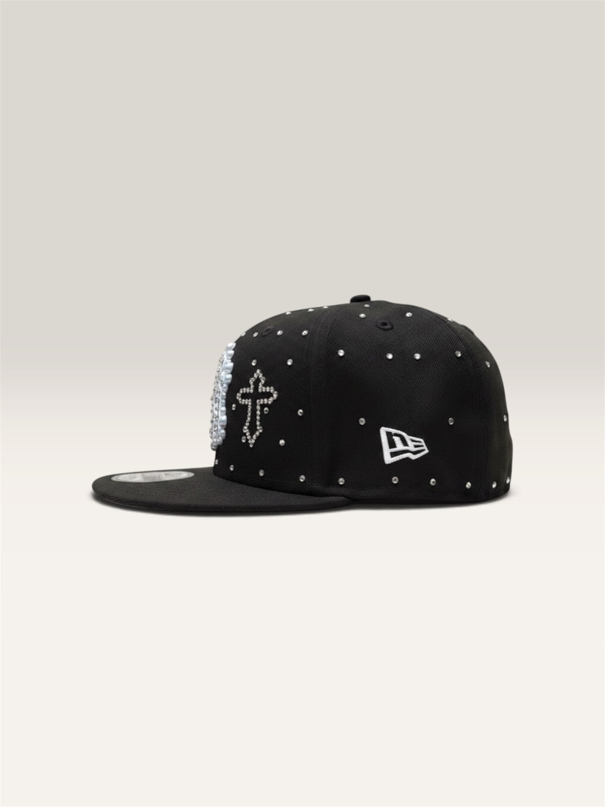 SOSACUSTOMS "Black Cross Cap" – Customized New Era Cap