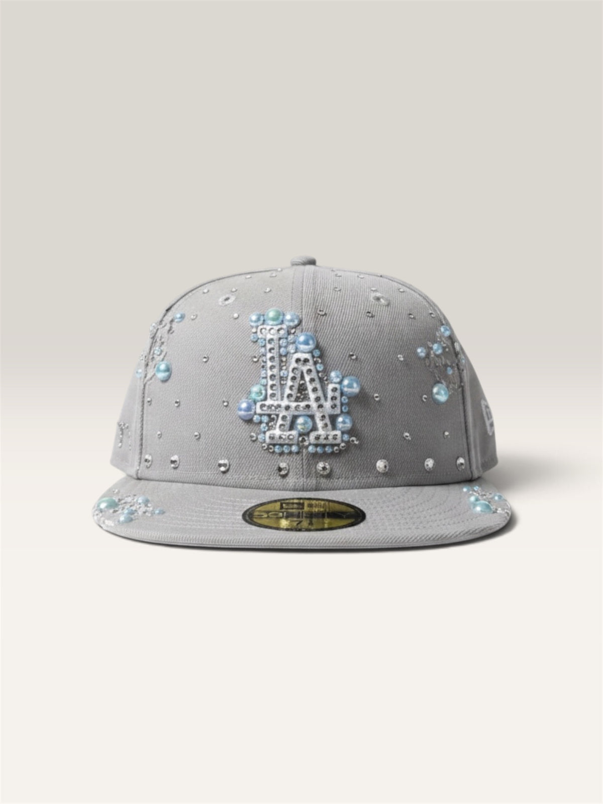 SOSACUSTOMS "Lightgrey Diamond Pearl Cap" – Customized New Era Cap