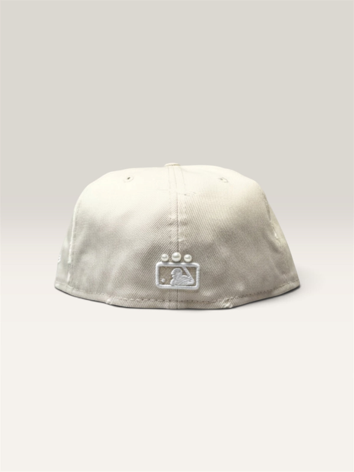 SOSACUSTOMS "Beige Distressed Cap" – Customized New Era Cap