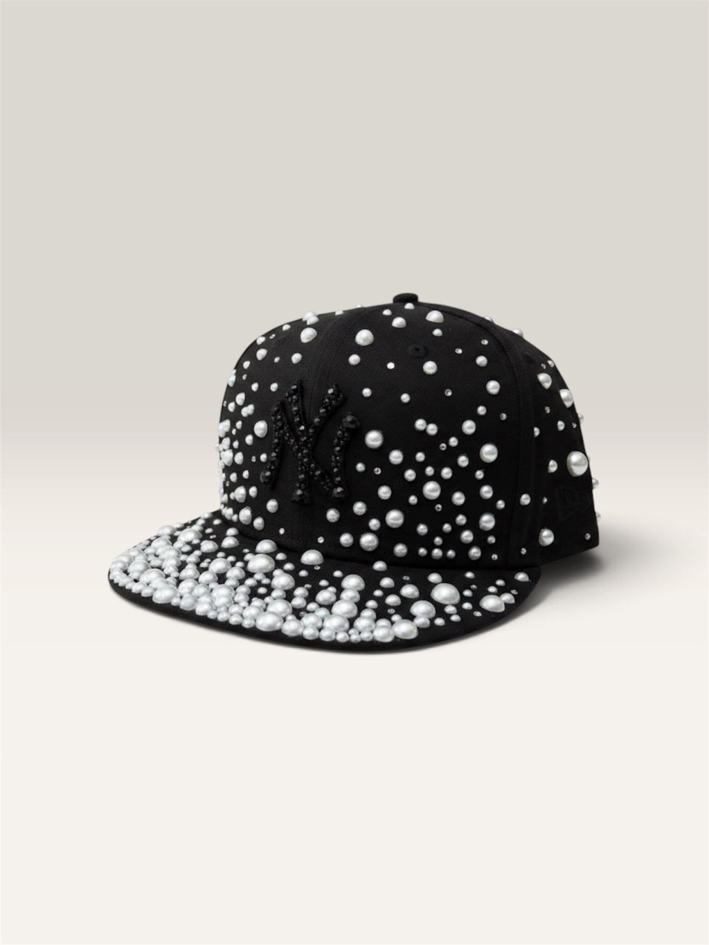 SOSACUSTOMS "Black Presidential Pearl Cap" – Customized New Era Cap