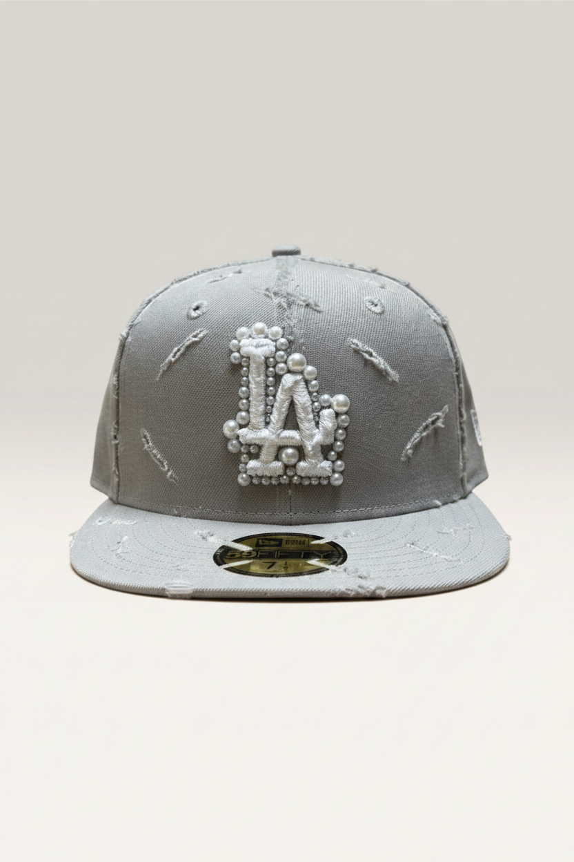 Grey LA Cap Front Clean