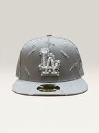 SOSACUSTOMS "Lightgrey Distressed Cap" – Customized New Era Cap